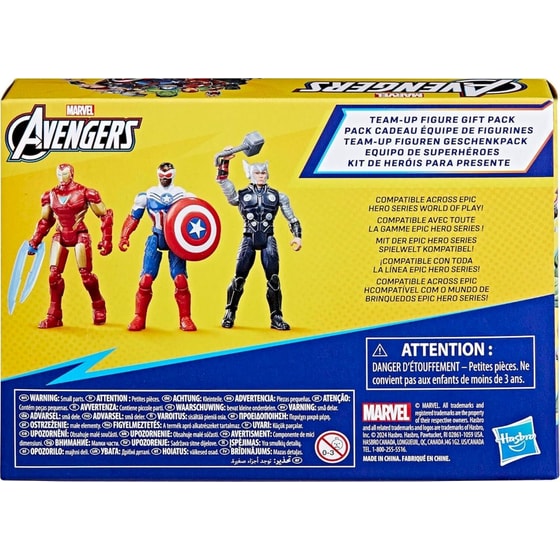 Hasbro Φιγούρες Marvel Avengers με Αξεσουάρ 3 Τμχ (10cm) image 3