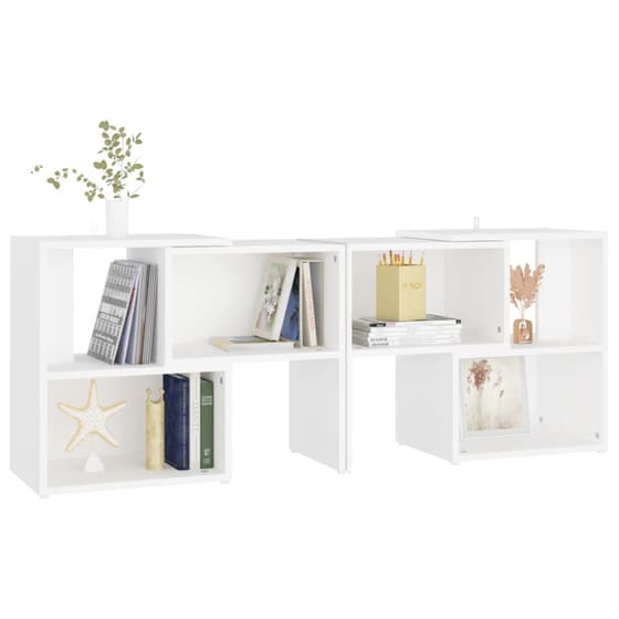 Έπιπλο Τηλεόρασης VidaXL από Μοριοσανίδα 104x30x52cm - Λευκό image 5
