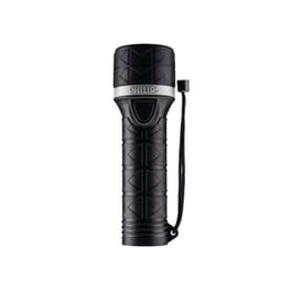 Philips Φακός Από Αλουμίνιο Led 0.5w Με Αντοχή Στην Υγρασία Για Ορατότητα Εως 120m Από Καουτσούκ Σε Μαύρο Χρώμα, Sfl5250