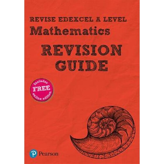 Pearson REVISE Edexcel A level Maths Revision Guide inc online edition - 2023 and 2024 exams image 0