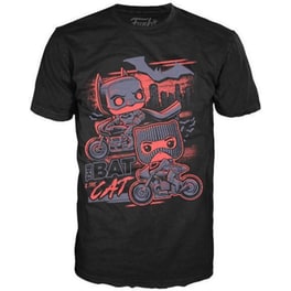 Funko Pop! Tee: Batman - The Bat & The Cat (M)