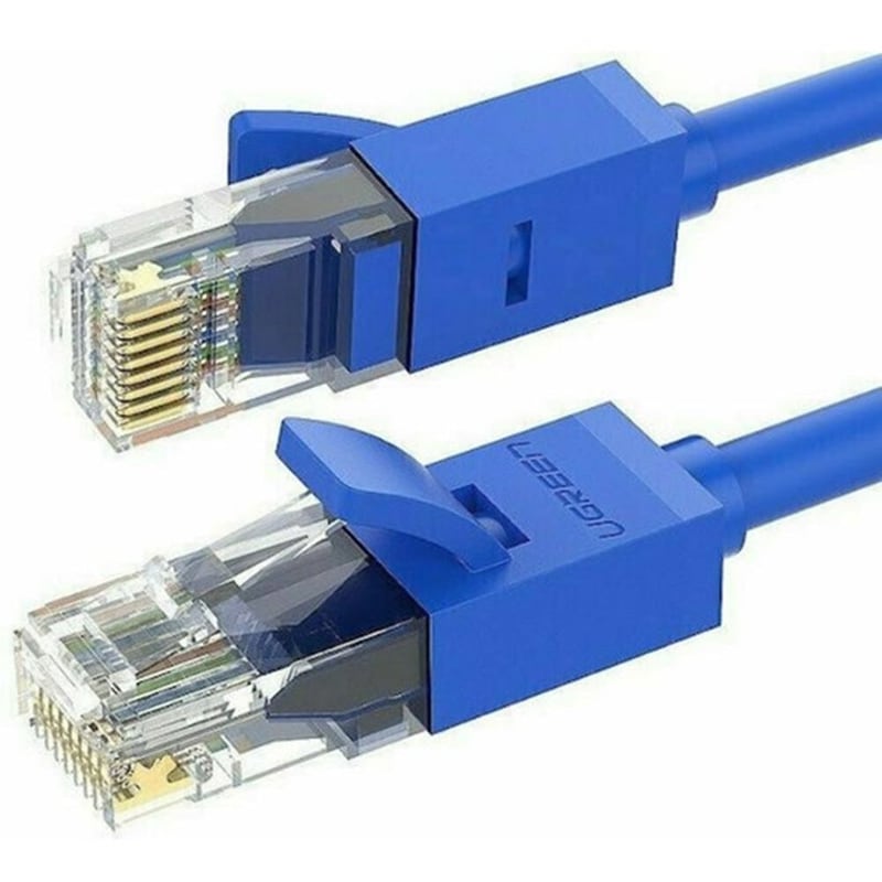 Ugreen U/UTP Cat.6 (Gigabit) Καλώδιο Δικτύου Ethernet 1m ΜπλεΚωδικός: 11204