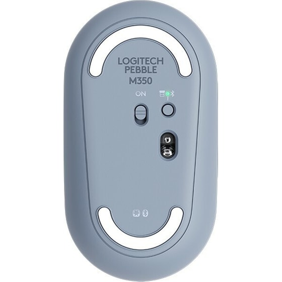 Logitech Pebble M350 Ασύρματο Bluetooth Ποντίκι Blue Grey image 1