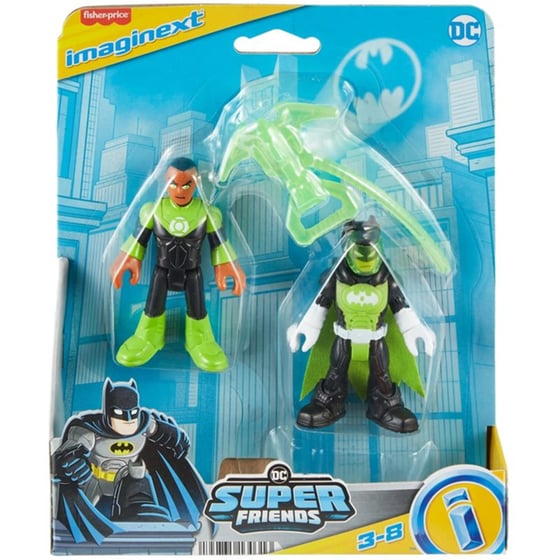 Imaginext Batman Και Κακός Σετ Των 2 - Hml10 Batman And Green Lantern image 0