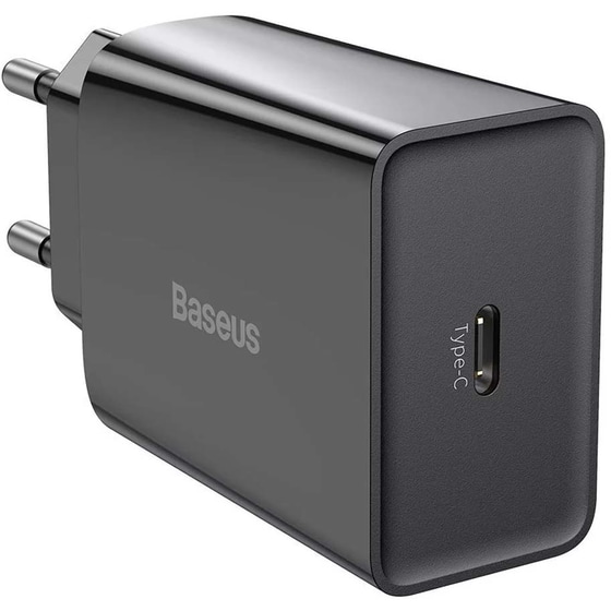 Φορτιστής Πρίζας Baseus Ccfs-sn01 Speed Mini Usb-C 20W 3A - Black image 1