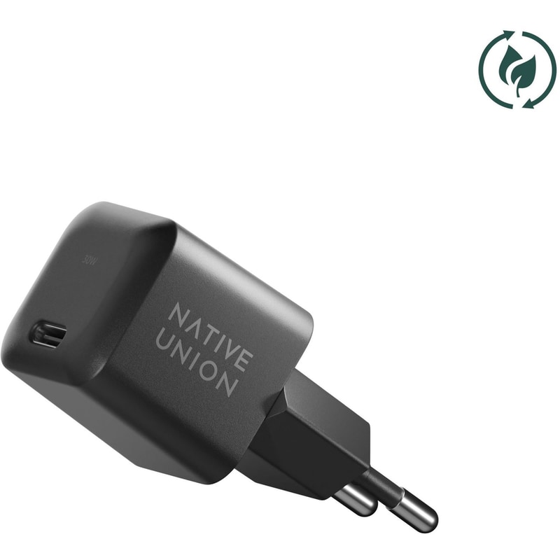 Φορτιστής Native Union Fast Gan PD 30w - Μαύρο