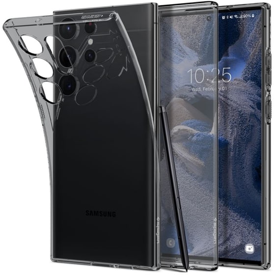 Θήκη Samsung Galaxy S23 Ultra - Spigen Liquid Crystal - Space Crystal image 1