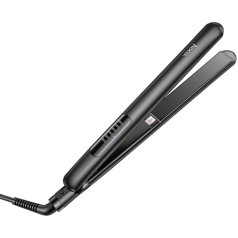 HOCO Ισιωτικό Μαλλιών HOCO με Κεραμικές Πλάκες HP40 Μαύρο