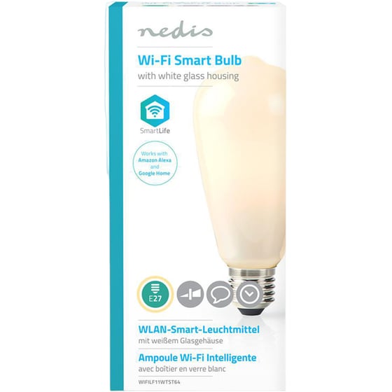 Έξυπνη Λάμπα LED Nedis SmartLife E27 5W - Θερμό Λευκό image 4