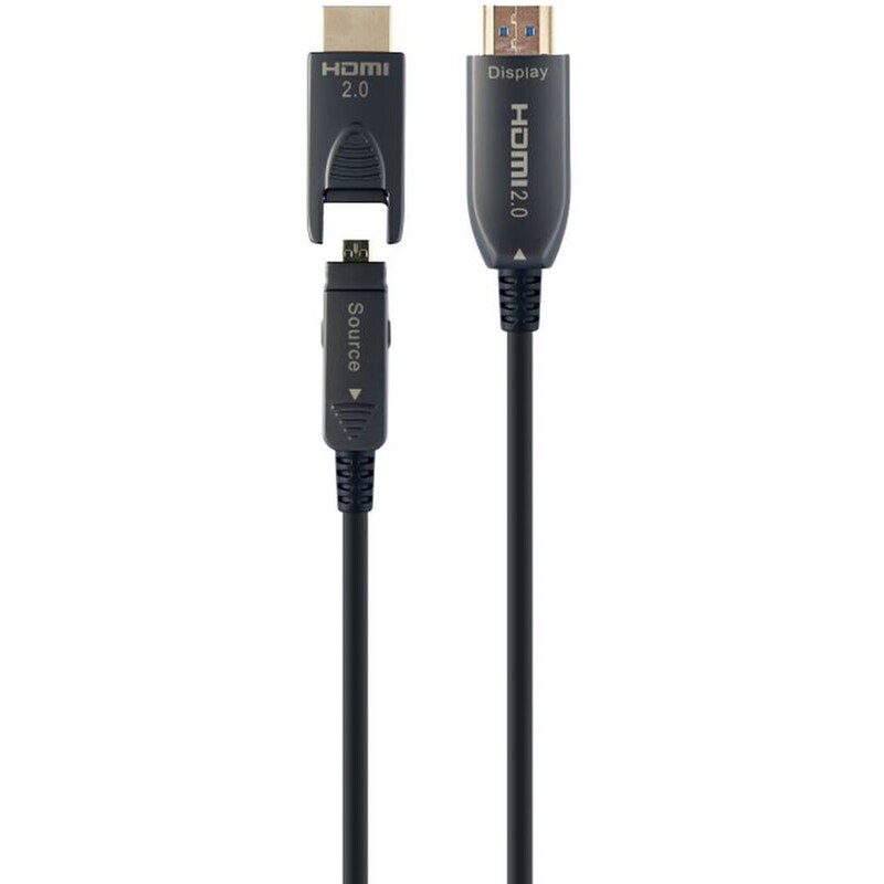 Καλώδιο CABLEXPERT CCBP-HDMID-AOC-50M HDMI 2.0 50m με Ethernet - Μαύρο