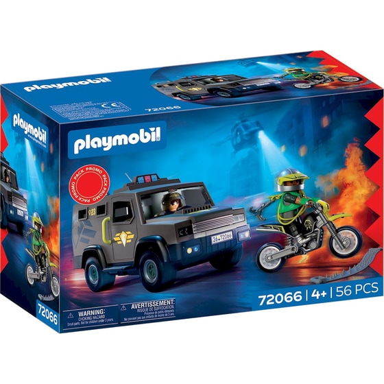 PLAYMOBIL® Promo Pack Όχημα Ομάδας Ειδικών Αποστολών (72066) image 0