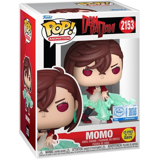 Funko Pop! Animation: Dan Da Dan - Momo (Glows in The Dark) (Special Edition) #2153 Vinyl Figure image 2