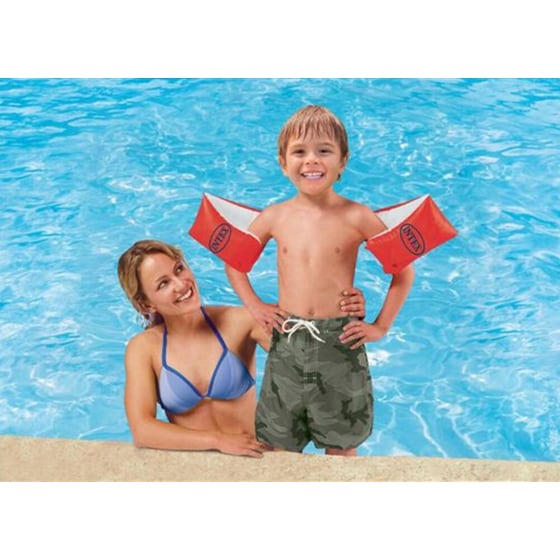 Μπρατσάκια Intex Deluxe Large 6-12 Ετών - Πορτοκαλί image 1