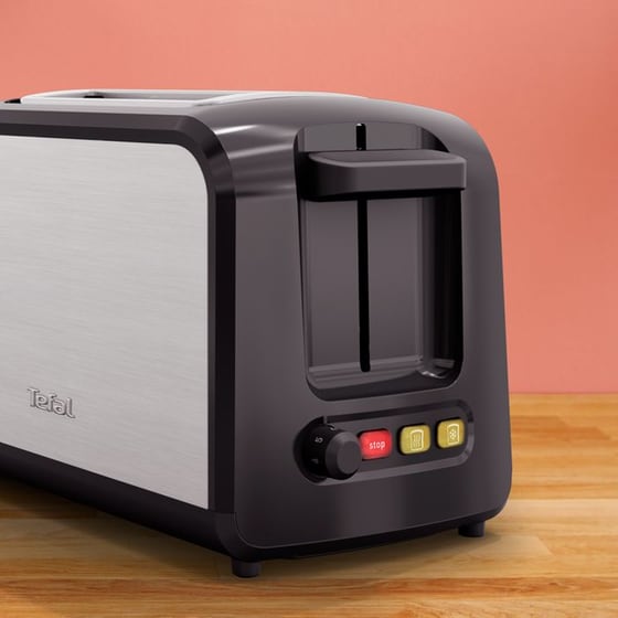 TEFAL TT410D 2 Θέσεων 850W Μαύρο/Ασημί Φρυγανιέρα image 5