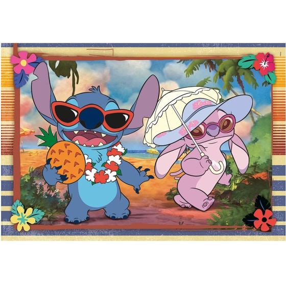 Παιδικό Παζλ Clementoni Super Color Disney Stich (2x60 Κομμάτια) image 2