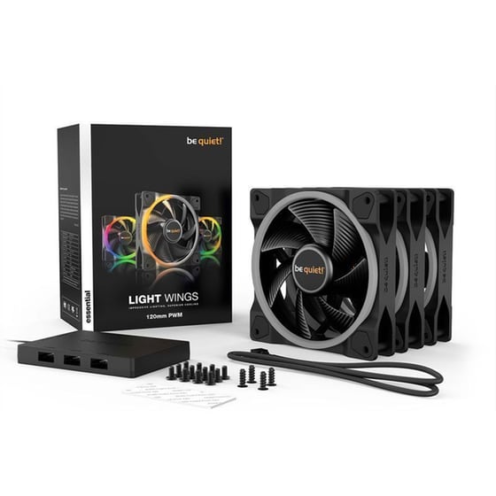 Case Fan Be Quiet! Light Wings 120mm ARGB - 3τμχ image 2