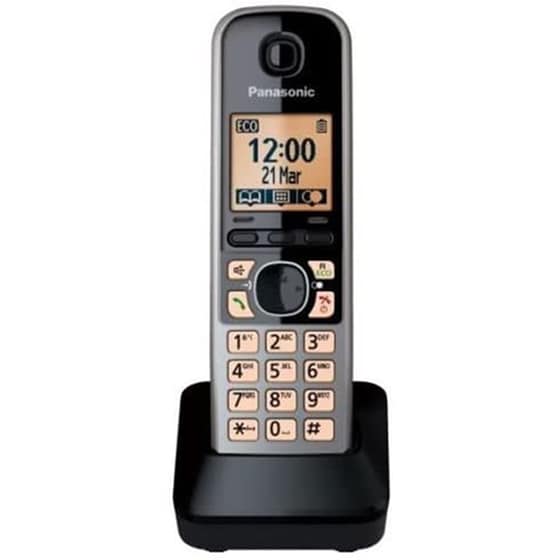 Ασύρματο Τηλέφωνο Panasonic KX-TG6723GB - Black image 0