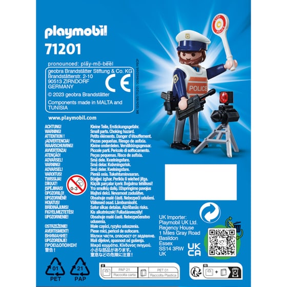 PLAYMOBIL® Playmo-Friends Τροχονόμος (71201) image 1