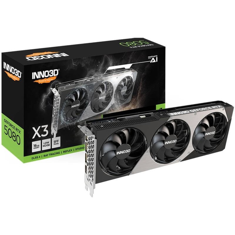 Κάρτα Γραφικών INNO3D GeForce RTX 5080 X3 16 GB GDDR7
