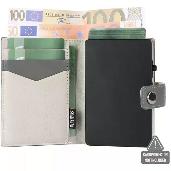 Θήκη Καρτών Valenta Leather Magsafe Luxe Grey image 5