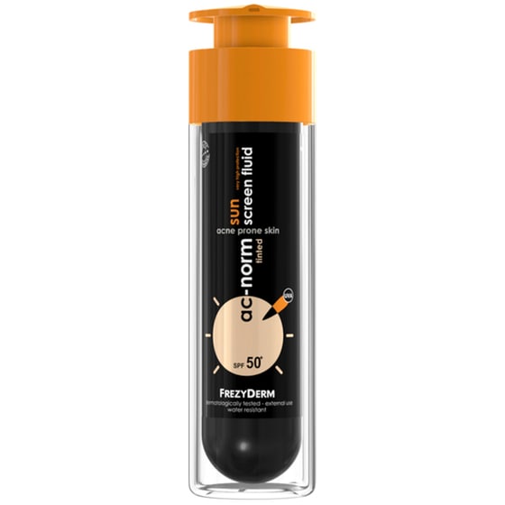 Αντηλιακή Κρέμα Frezyderm Ac-norm Με Χρώμα Για Πρόσωπο SPF50+ 50ml image 0