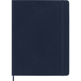 Ημερολόγιο Εβδομαδιαίο 2027 Moleskine 12M XL Soft Cover Μπλε