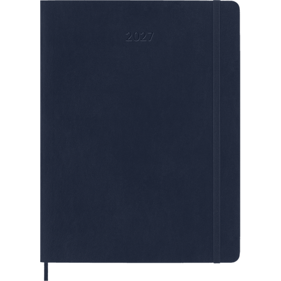 Ημερολόγιο Εβδομαδιαίο 2027 Moleskine 12M XL Soft Cover Μπλε image 0