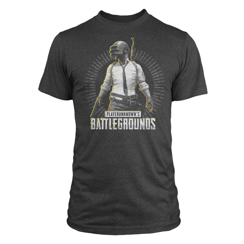 JINX T-shirt Jinx Playerunknowns Battlegrounds Level 3 Premium - Γκρι