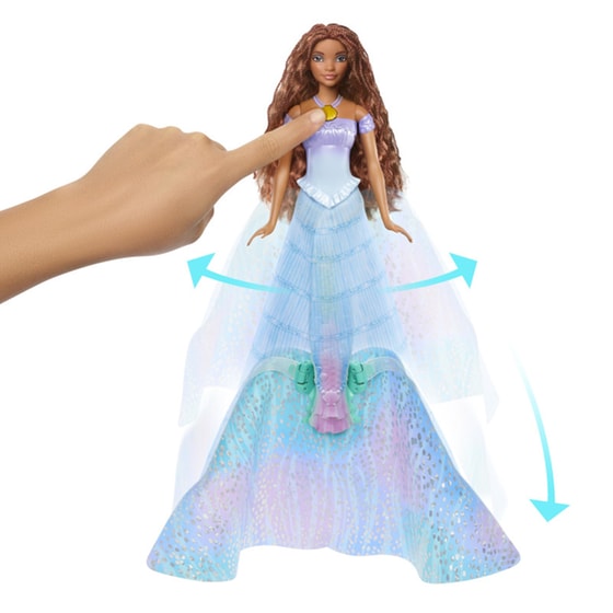 Mattel Κούκλα Disney Princess Η Μικρή Γοργόνα - Άριελ που Μεταμορφώνεται (HLX13) image 5