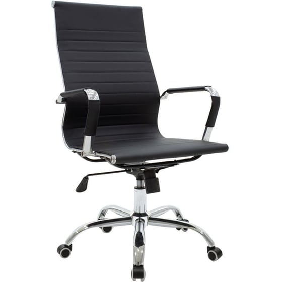Καρέκλα Γραφείου Διευθυντή Valter Pakoworld Μαύρο Pu 55.5x58x108εκ – 277-000001 image 0