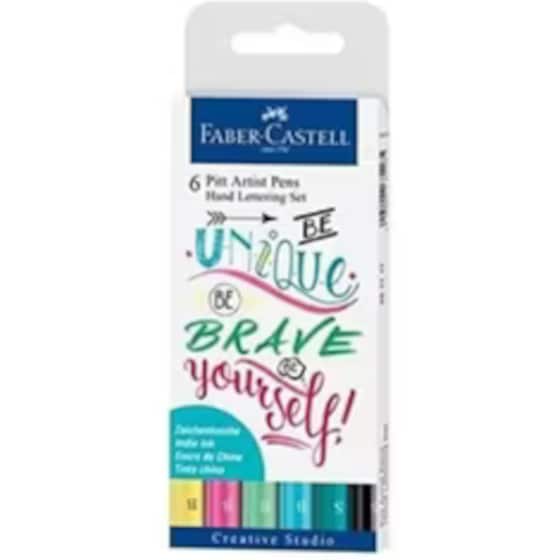 Πένες Καλλιγραφίας Faber Castell Pitt (6 Τεμάχια) image 0