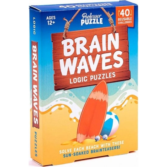 Επιτραπέζιο Παιχνίδι με Κάρτες Professor Puzzle Brain Waves Logic Puzzles image 0