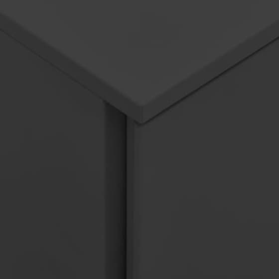 Συρταρίερα Γραφείου VidaXL από Ατσάλι 39x45x67 cm  - Ανθρακί image 2