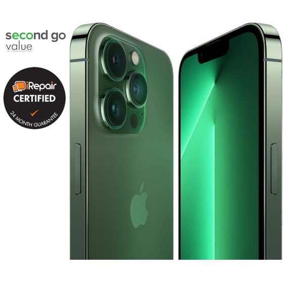 Μεταχειρισμένο Apple iPhone 13 Pro Max 128GB Alpine Green second go value Certified by iRepair image 3