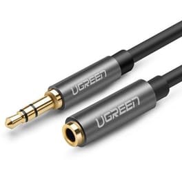 Καλώδιο Επέκτασης Ugreen AV118 3.5mm Mini Jack σε 3.5mm Mini Jack 2m - Μαύρο