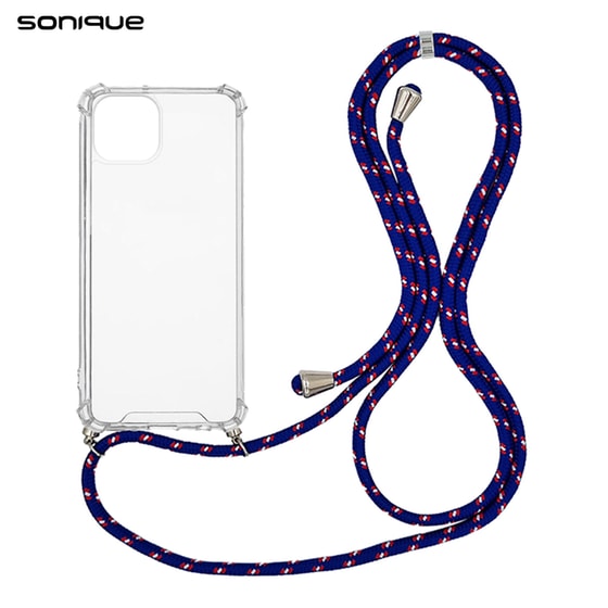 Θήκη Apple iPhone 14 - Sonique Armor Clear - Rainbow Μπλε image 0
