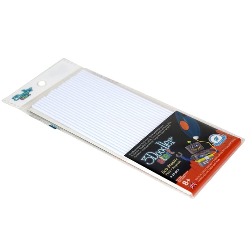 3DOODLER 3Doodler Start Single Color Plastic Pack (Λευκό) - 3D Design