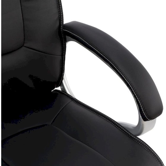 Καρέκλα Γραφείου 24Mall Pata από Τεχνητό Δέρμα - Μαύρη image 7