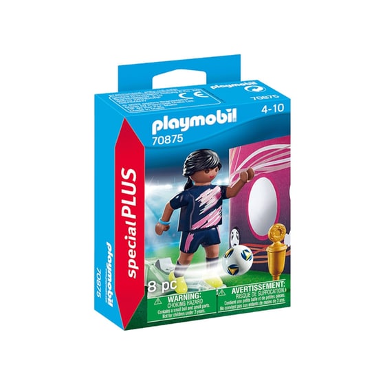 PLAYMOBIL® Special Plus Γυναίκα Ποδοσφαιριστής με Τοίχο Εξάσκησης (70875) image 0