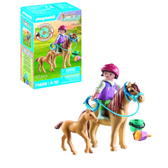 PLAYMOBIL® Horses of Waterfall Παιδάκι με άλογο και πουλάρι (71498) image 1