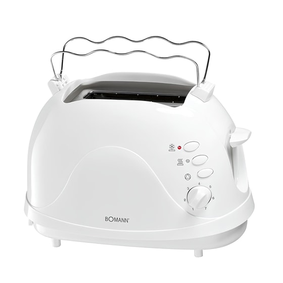BOMANN TA 246 CB 2 Θέσεων 700W Λευκό Φρυγανιέρα image 0