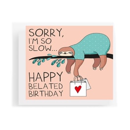 Ευχετήρια Κάρτα Legami Happy Belated Birthday