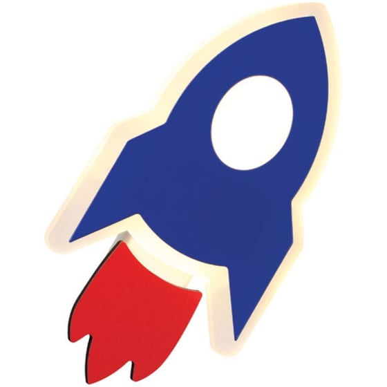 Παιδικό Φωτιστικό Τοίχου Led Aca Nasa ZM21005WBL - Μπλε image 0