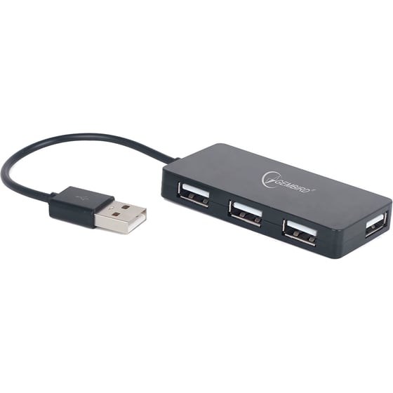 Gembird UHB-U2P4-04 USB Hub 4-Port USB 2.0 συμβατό με USB-A image 1