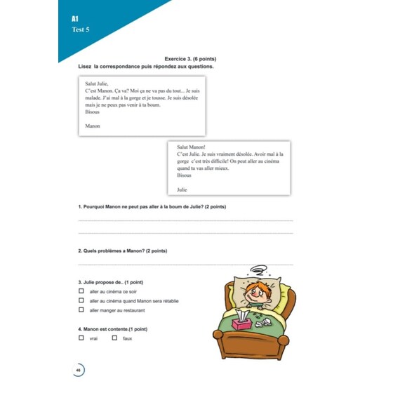 Tests A1 (10 tests complets DELF A1) image 3