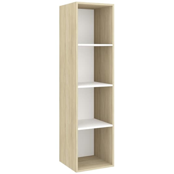Έπιπλα Τηλεόρασης VidaXL Μοριοσανίδα 2 Τμχ 37x37x142.5cm - Καφέ image 3