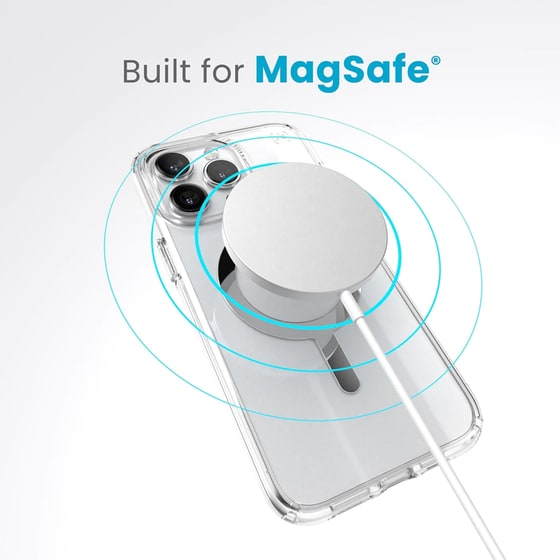 Θήκη Apple iPhone 15 Pro Max - Speck Presidio Perfect-Clear MagSafe - Clear/Chrome image 1