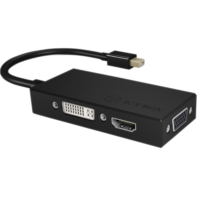 Αντάπτορας HUB Nedis Mini Display Port to VGA/DVI/HDMI - Μαύρο