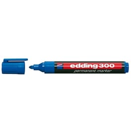 Μαρκαδόρος Ανεξίτηλος Edding 300 Μπλε 1.5-3.0 mm