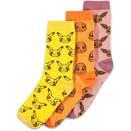 Κάλτσες Difuzed Pokemon Crew (3-Pack) 43-46